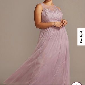 Wine colored David’s Bridal “Wish” Dress